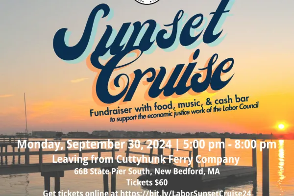 sunset cruise flyer
