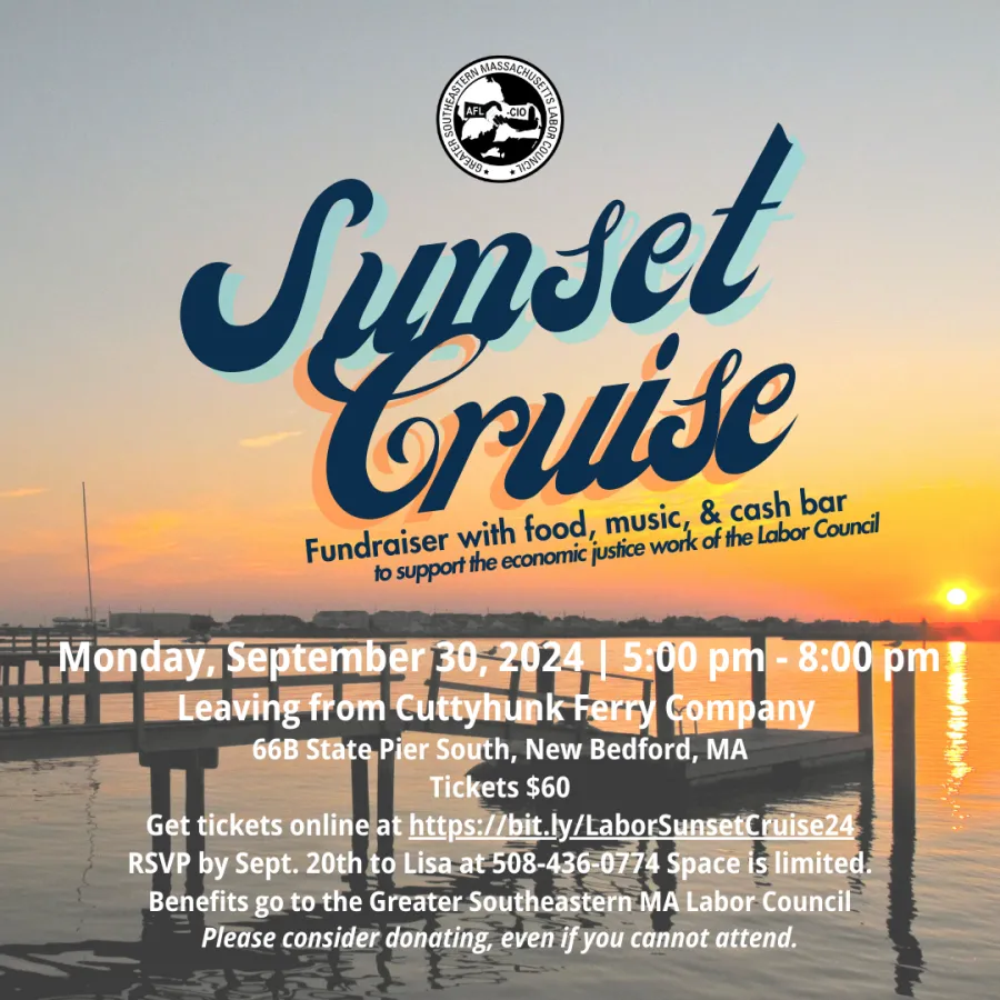 sunset cruise flyer