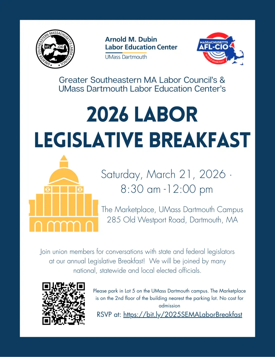 2026 Labor Legislative Breakfast Flyer